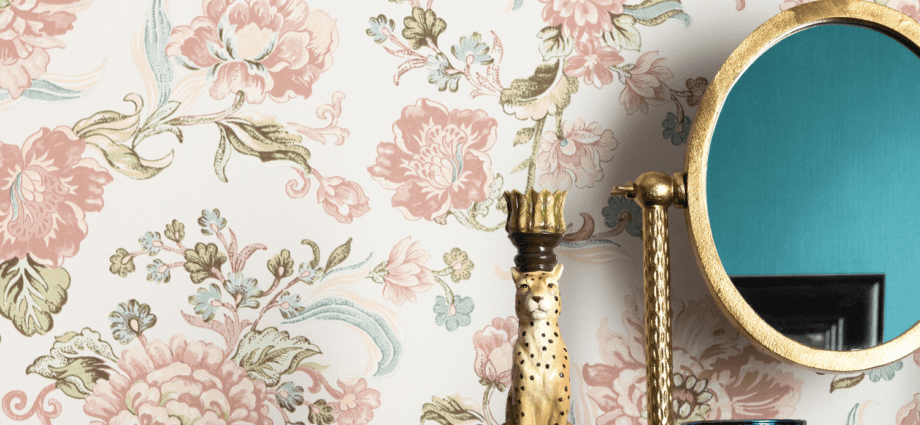 Choosing wallpaper: colorful and bright