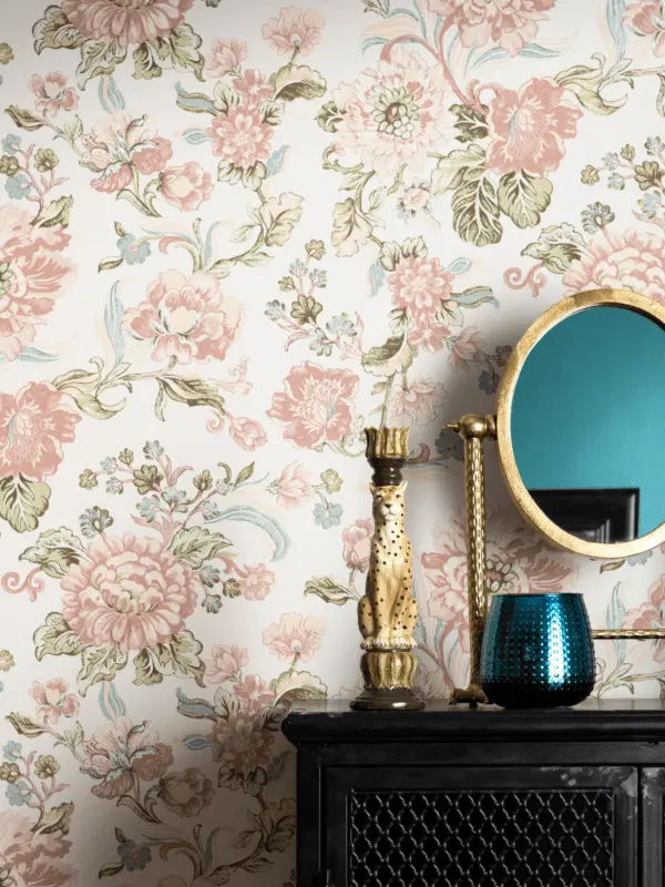 Choosing wallpaper: colorful and bright