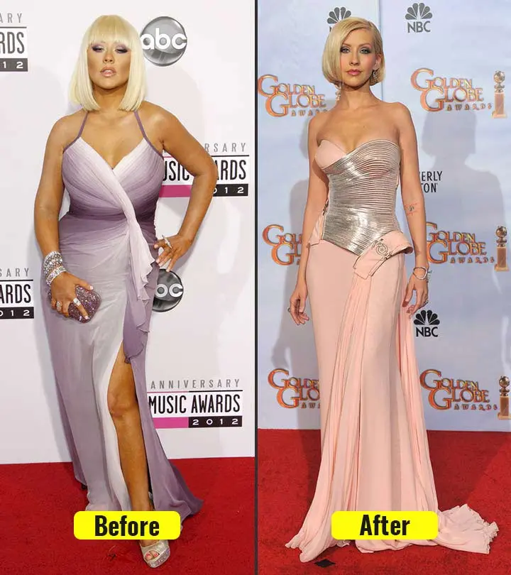 Christina Aguilera lost weight