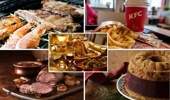 Christmas dinners around the world