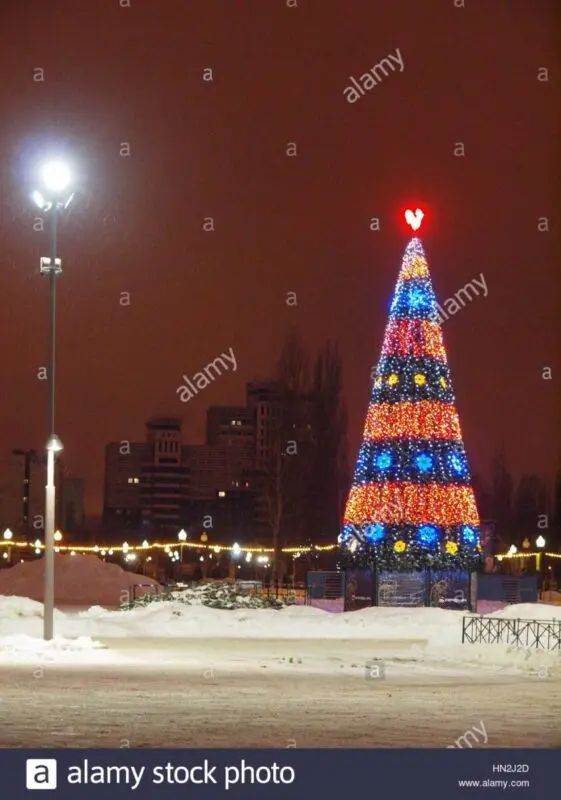 Christmas trees for children. Voronezh 2016