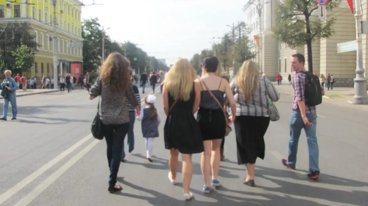 City Day in Voronezh: supermoms