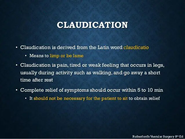 Claudication: Definition, Causes, Treatment