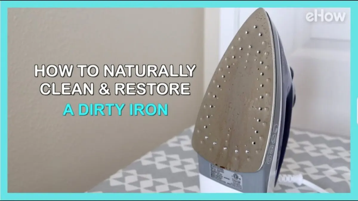 Cleaning the iron at home: video tutorial