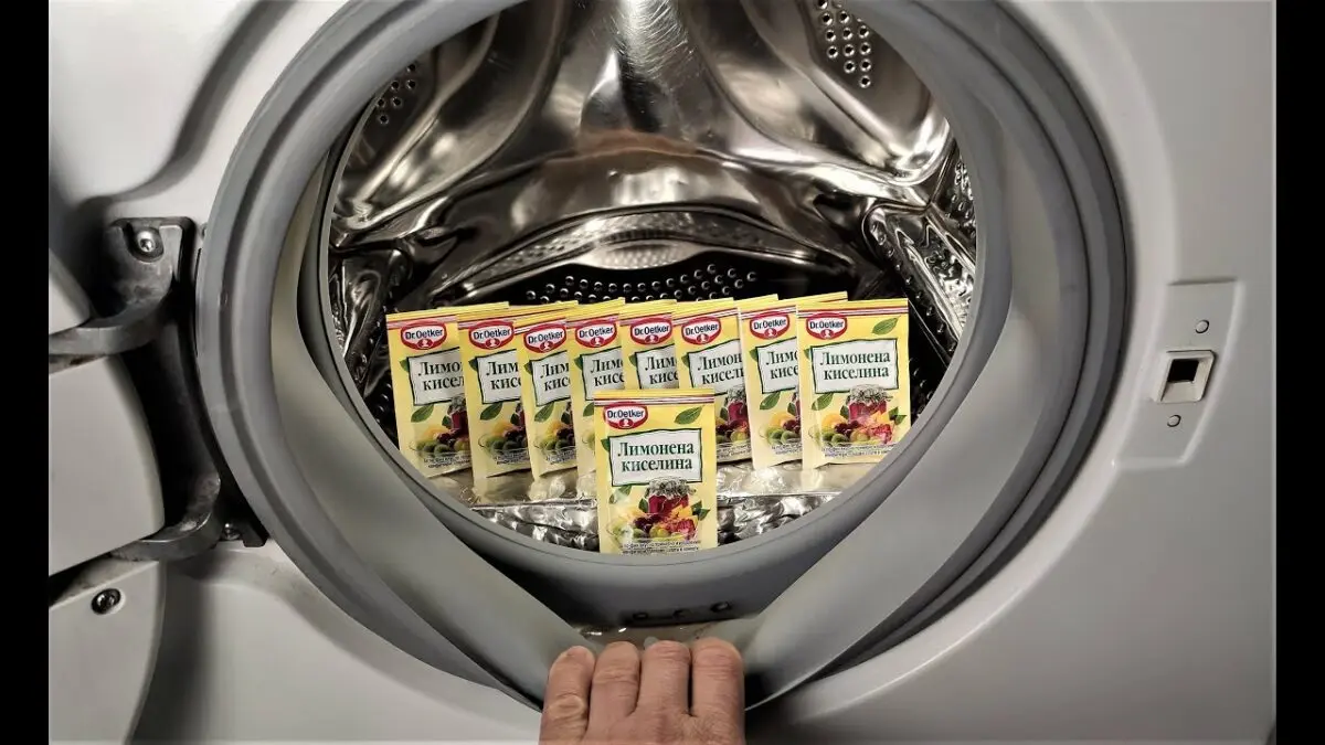 How to clean a washing machine with citric acid