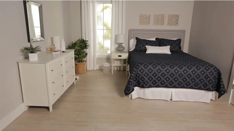 Cleanliness and order in the house: we clean things in the bedroom