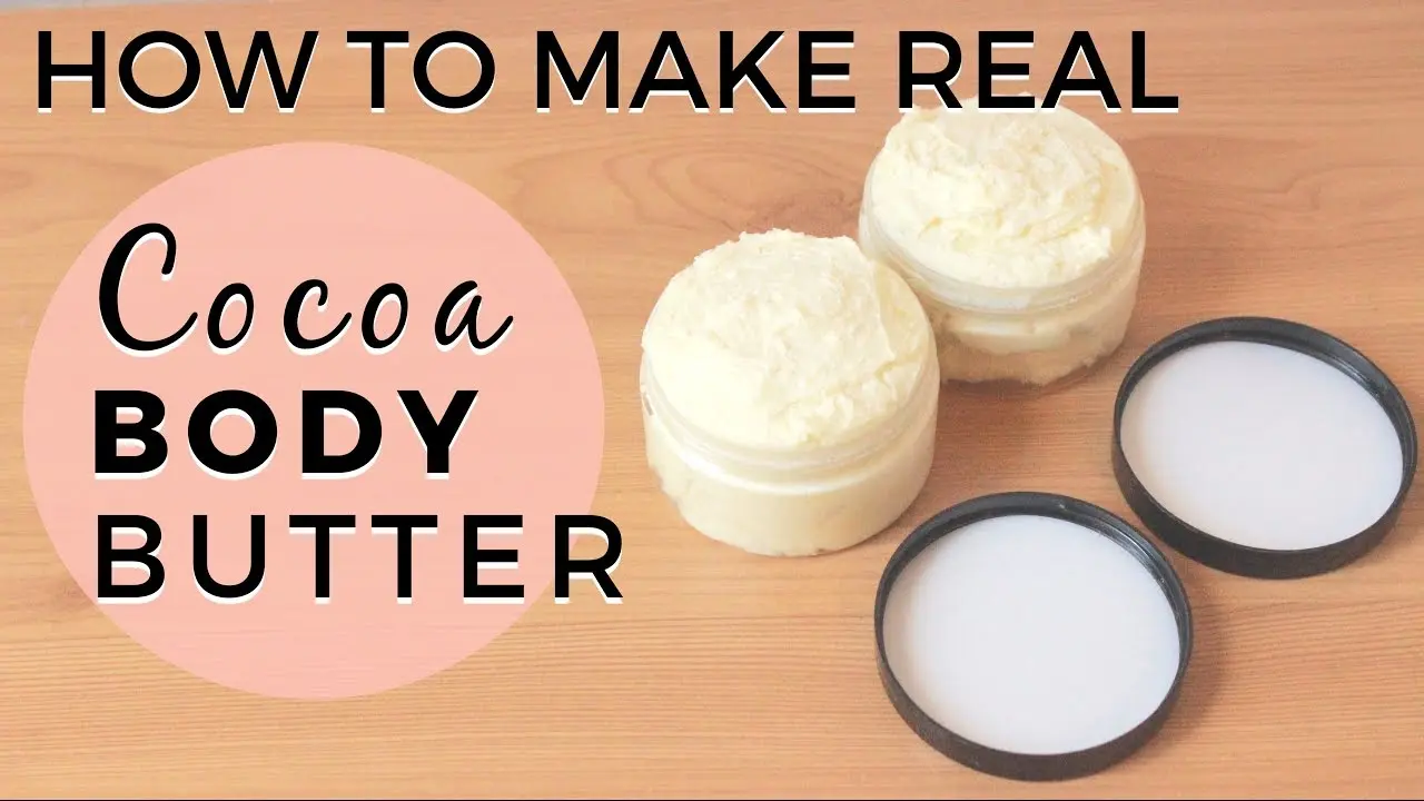 Cocoa butter in cosmetology. Video