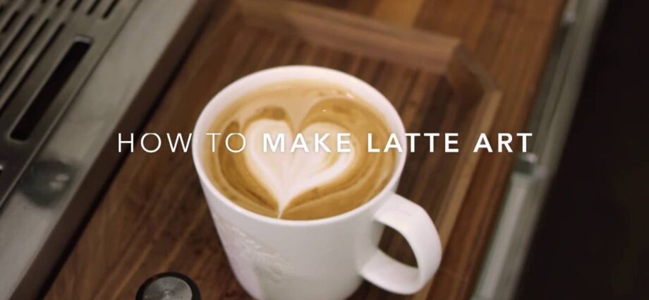 Coffee latte: how to make at home. Video