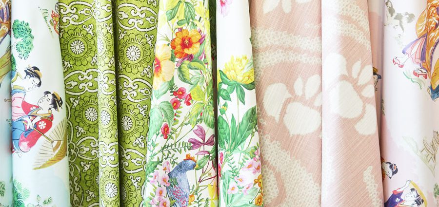 Collection of fabrics for home