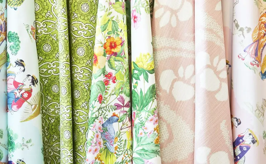 Collection of fabrics for home