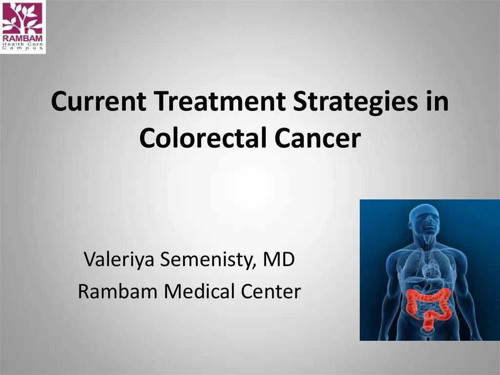 Colon cancer medical treatments