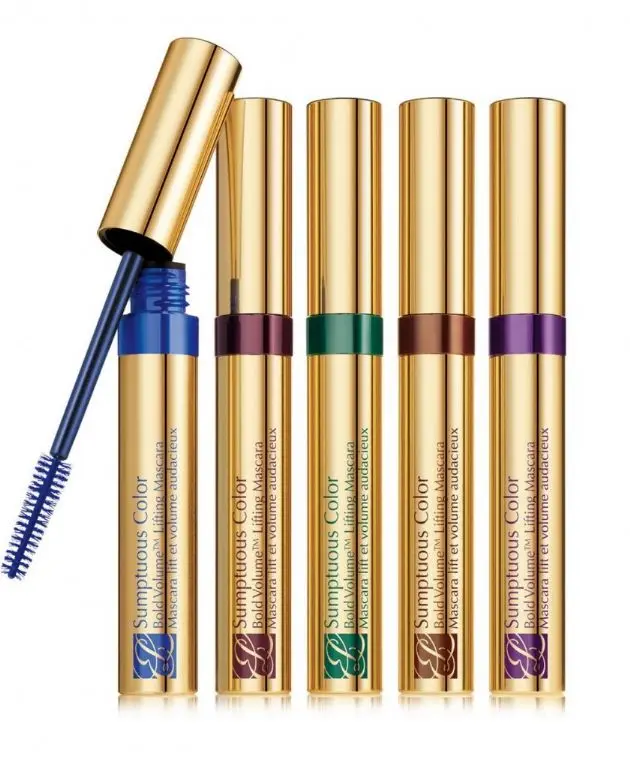 Colored mascara by Estee Lauder