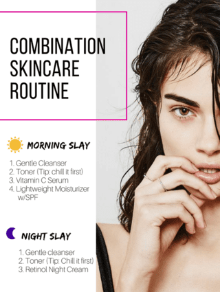 Combination skin care