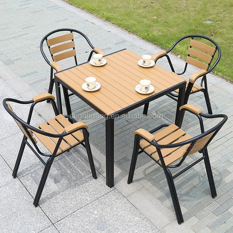 Comfortable plastic garden furniture