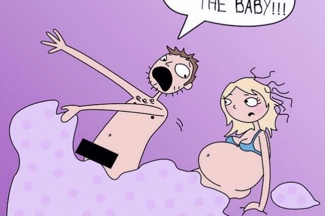 Comic artist Lin Severinsen about pregnancy