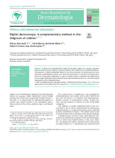 Complementary approaches to scabies