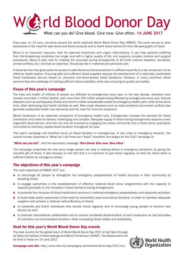 Conditions of access to blood donation: we disentangle the true from the false!