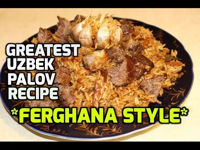 Cooking Fergana pilaf. Video