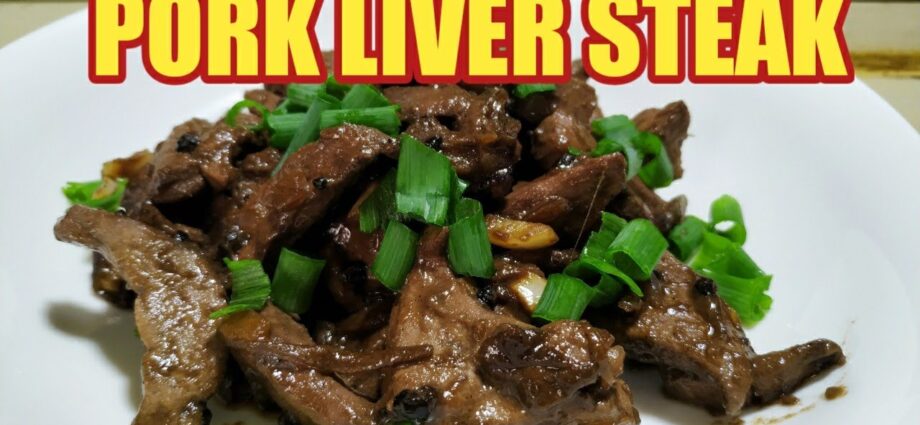 Cooking pork liver. Video recipe