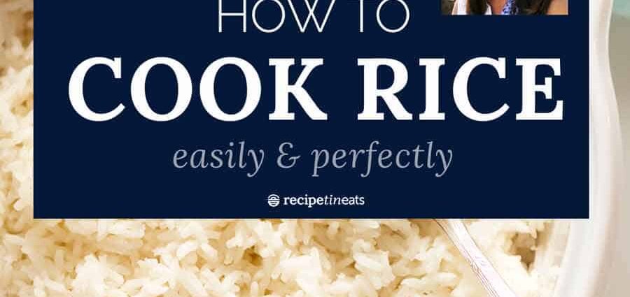 Cooking rice: how to make it crumbly? Video