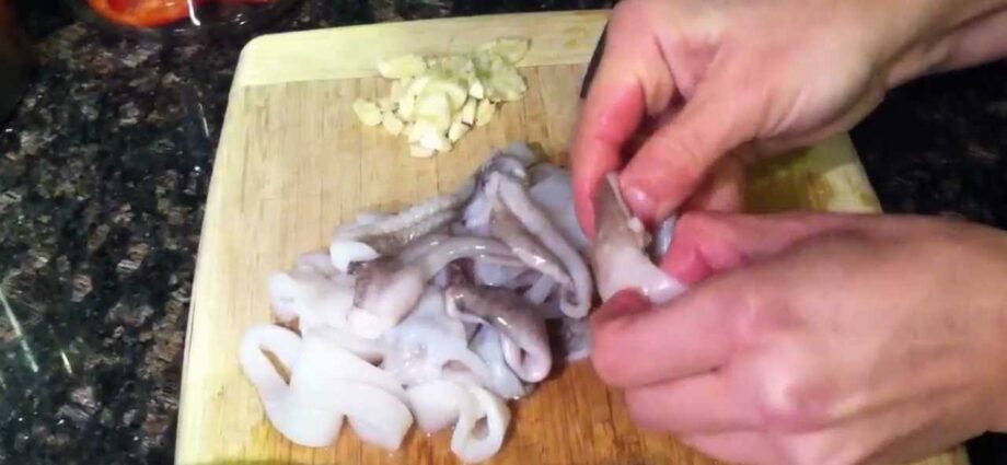 Hur man lagar små bläckfiskar? Video