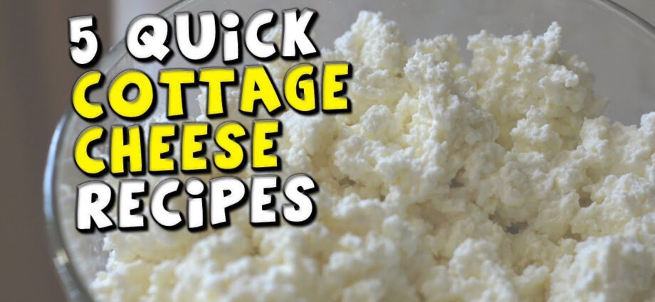 Cottage cheese main courses: what to cook for lunch? Video