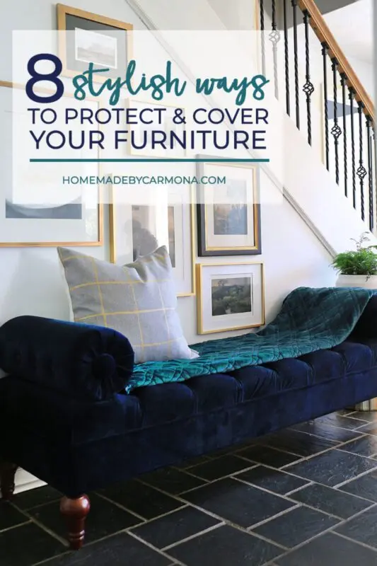 Covers for upholstered furniture: decorator tips