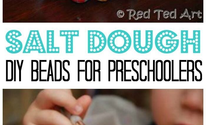 Crafts from salt dough: brooches, beads