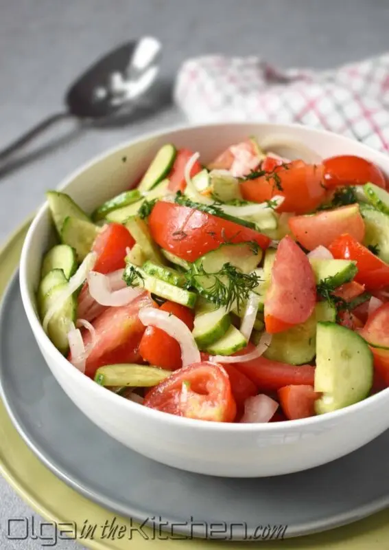 Tomato, Egg and Cucumber Salad: A popular trio. Video