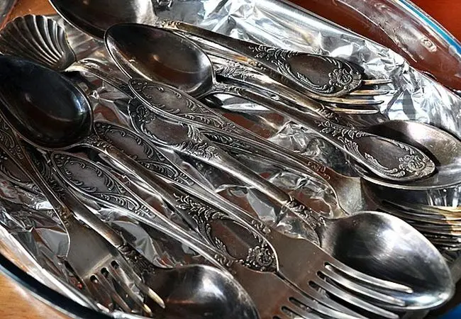 Cupronickel: how to clean cutlery? Video