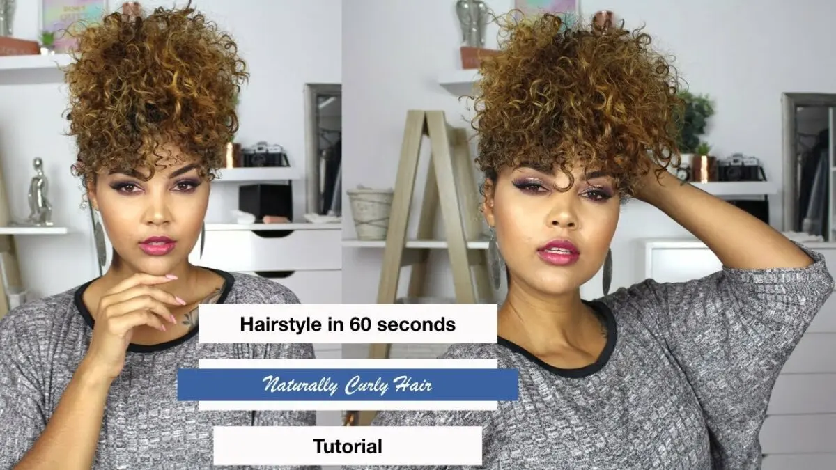Curly hair: style in 60 seconds!