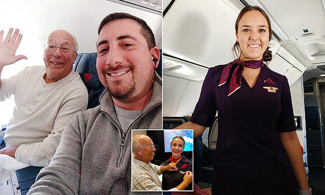 Dad bought tickets for 6 flights for Christmas with his daughter-flight attendant