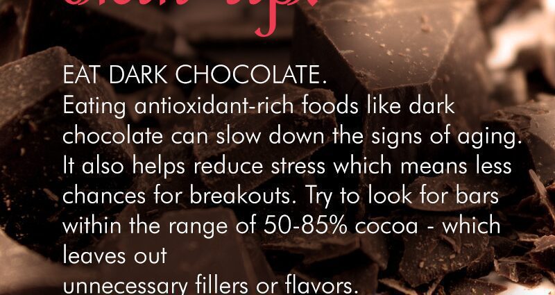 Dark Chocolate Proven to Fight Aging