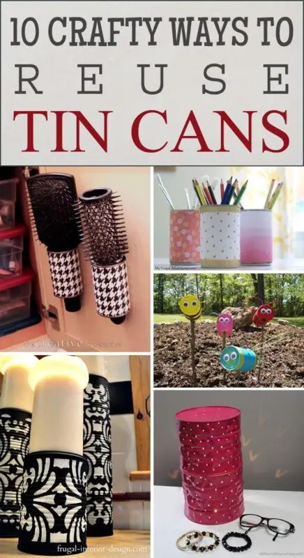 Decorating the interior: crafts from tin cans