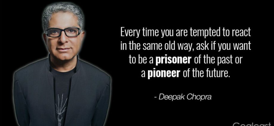 Deepak Chopra: &#8220;Meditating is not fighting against a thought, but learning to understand it&#8221;