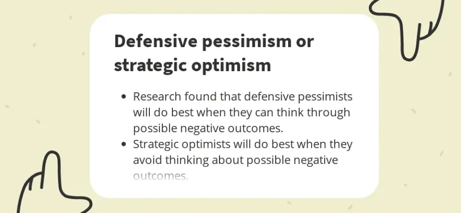 Defensive pessimism: why some people prepare for the worst