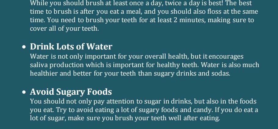 Dental Care: Dentist Tips