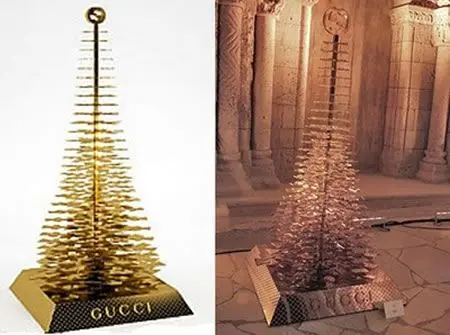 Designer Christmas trees: Christian Lacroix, Louis Vuitton