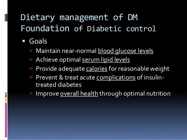 Diabetes mellitus: 5 basics of control