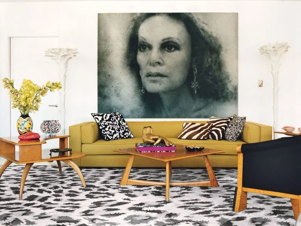 Diana von Fürstenberg: interior from the famous designer