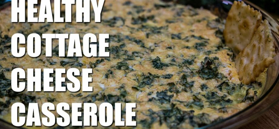 Diet cottage cheese casserole. Video recipe