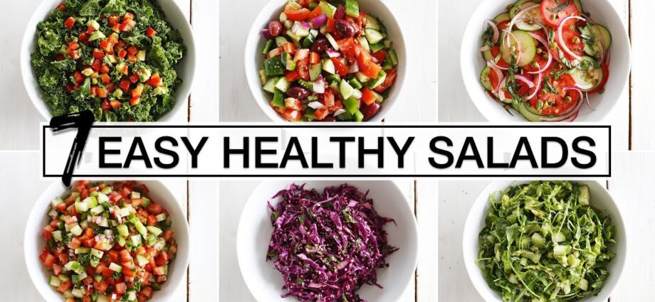 Recipes for New Year&#8217;s salads. Video