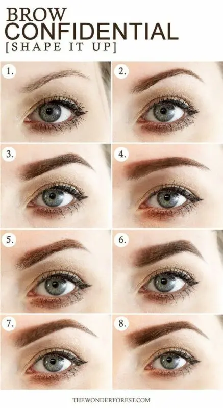 Different shapes of eyebrows: which one to choose according to the type of face? Video