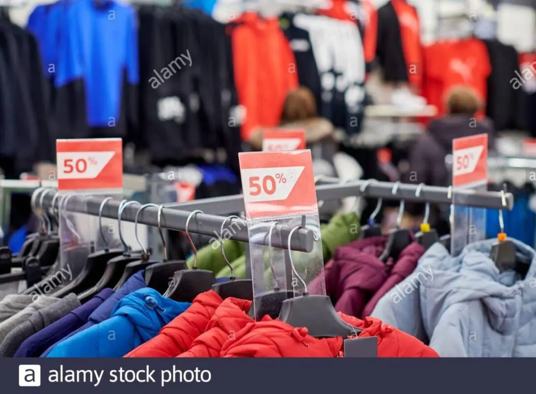 Discounts in the European shopping center