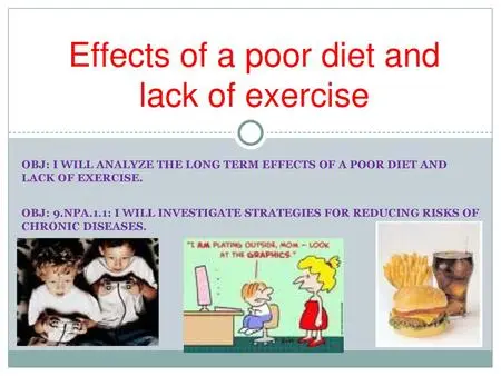 Diseases related to poor diet