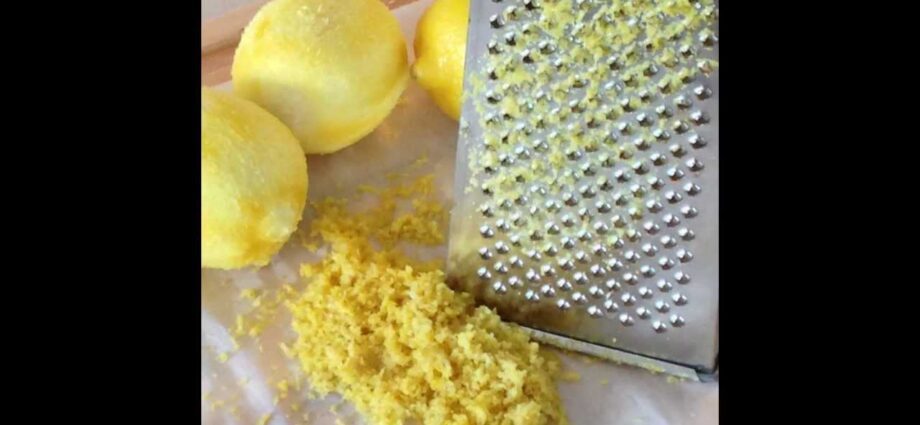 Dishes with lemon zest: video recipes