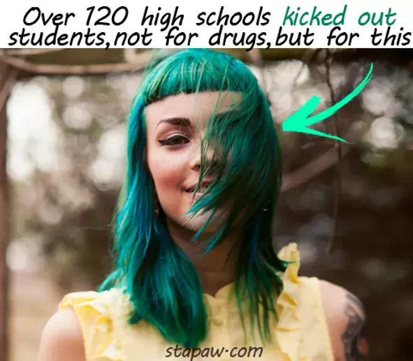 Dismiss for hair color: school rules