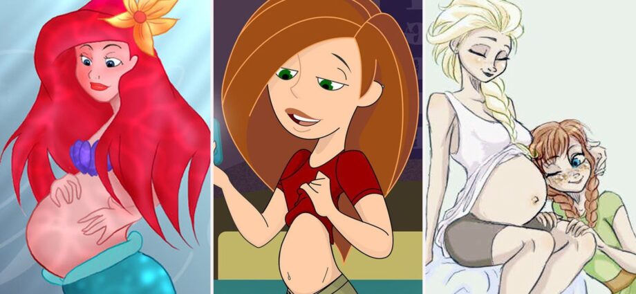 Disney cartoon characters became parents: what it looks like