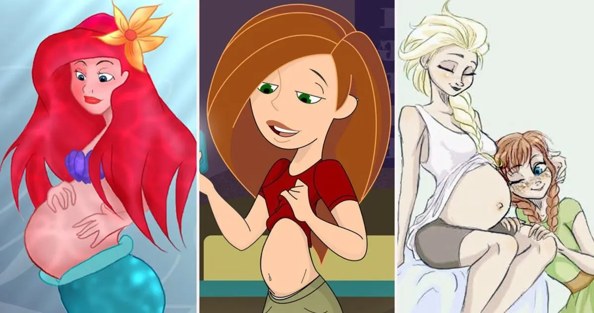 Disney cartoon characters became parents: what it looks like