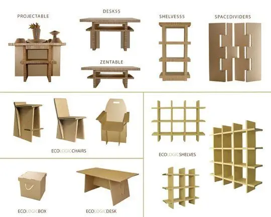 DIY cardboard furniture